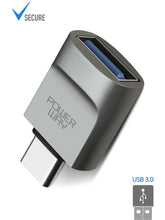 Powerway Type-C To USB 3.0 Yüksek Hızlı Veri Aktarımı Otg Çevirici Dönüştürücü Adaptör